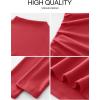 imageANRABESS Women Long Sleeve Bodycon Dress Fall 2025 Mock Neck Formal Elegant Party Wedding Guest Cocktail Long Maxi DressesRed