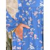 imageANRABESS Women Long Sleeve Midi Dress Crewneck 2025 Fall Fashion Casual Flowy ALine Long Dresses Vacation Outfit with PocketBlue Pink Flower