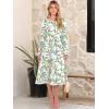 imageANRABESS Women Long Sleeve Midi Dress Crewneck 2025 Fall Fashion Casual Flowy ALine Long Dresses Vacation Outfit with PocketFloral Colorful