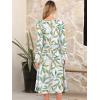 imageANRABESS Women Long Sleeve Midi Dress Crewneck 2025 Fall Fashion Casual Flowy ALine Long Dresses Vacation Outfit with PocketFloral Colorful