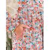 imageANRABESS Women Long Sleeve Midi Dress Crewneck 2025 Fall Fashion Casual Flowy ALine Long Dresses Vacation Outfit with PocketFloral Pink