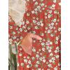 imageANRABESS Women Long Sleeve Midi Dress Crewneck 2025 Fall Fashion Casual Flowy ALine Long Dresses Vacation Outfit with PocketPrint Green White Floral