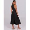 imageANRABESS Women Midi Dresses 2025 Summer Casual Sleeveless Sundress High Neck Tank Top Racerback Flowy Beach Dress  PocketsBlack