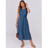 imageANRABESS Women Midi Dresses 2025 Summer Casual Sleeveless Sundress High Neck Tank Top Racerback Flowy Beach Dress  PocketsBlue