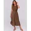 imageANRABESS Women Midi Dresses 2025 Summer Casual Sleeveless Sundress High Neck Tank Top Racerback Flowy Beach Dress  PocketsBrown