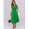 imageANRABESS Women Midi Dresses 2025 Summer Casual Sleeveless Sundress High Neck Tank Top Racerback Flowy Beach Dress  PocketsGreen