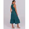 imageANRABESS Women Midi Dresses 2025 Summer Casual Sleeveless Sundress High Neck Tank Top Racerback Flowy Beach Dress  PocketsLake Blue