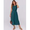 imageANRABESS Women Midi Dresses 2025 Summer Casual Sleeveless Sundress High Neck Tank Top Racerback Flowy Beach Dress  PocketsLake Blue