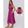imageANRABESS Women Midi Dresses 2025 Summer Casual Sleeveless Sundress High Neck Tank Top Racerback Flowy Beach Dress  PocketsPurple Red