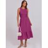 imageANRABESS Women Midi Dresses 2025 Summer Casual Sleeveless Sundress High Neck Tank Top Racerback Flowy Beach Dress  PocketsPurple Red