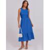 imageANRABESS Women Midi Dresses 2025 Summer Casual Sleeveless Sundress High Neck Tank Top Racerback Flowy Beach Dress  PocketsRoyal Blue