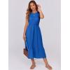 imageANRABESS Women Midi Dresses 2025 Summer Casual Sleeveless Sundress High Neck Tank Top Racerback Flowy Beach Dress  PocketsRoyal Blue