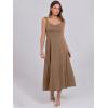 imageANRABESS Women Summer Casual Dress Sleeveless Smocked Back Tank Midi Dresses 2025 Beach Vacation Sundress with PocketsKhaki
