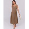 imageANRABESS Women Summer Casual Dress Sleeveless Smocked Back Tank Midi Dresses 2025 Beach Vacation Sundress with PocketsKhaki