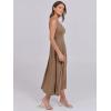 imageANRABESS Women Summer Casual Dress Sleeveless Smocked Back Tank Midi Dresses 2025 Beach Vacation Sundress with PocketsKhaki