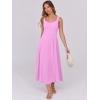 imageANRABESS Women Summer Casual Dress Sleeveless Smocked Back Tank Midi Dresses 2025 Beach Vacation Sundress with PocketsPink