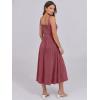 imageANRABESS Women Summer Casual Dress Sleeveless Smocked Back Tank Midi Dresses 2025 Beach Vacation Sundress with PocketsRed