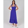 imageANRABESS Women Summer Casual Strap Smocked Maxi Flowy Tiered A Line Beach Travel Sundress Wedding Guest OutfitsRoyal Blue