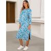 imageANRABESS Womens 34 Long Sleeve Striped Slit Midi T Shirt Dresses with Pockets 2025 Dressy Casual Fall Fashion Travel OutfitsPrint Lake Blue