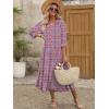imageANRABESS Womens Boho Maxi Dresses 2025 Summer Casual V Neck Puff Sleeve Floral Tiered Flowy Swing Beach Vacation Long DressFloral Red Blue
