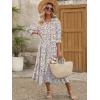 imageANRABESS Womens Boho Maxi Dresses 2025 Summer Casual V Neck Puff Sleeve Floral Tiered Flowy Swing Beach Vacation Long DressFloral Red Yellow