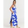 imageANRABESS Womens Casual Summer Maxi Dress Sexy Slit Side Sleeveless Loose Beach Long Sundress Vacation Outfits with PocketsWhite Tulip Floral