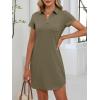 imageANRABESS Womens Casual Summer T Shirt Dress Short Sleeve V Neck Mini Shift Dresses 2025 Fashion Vacation Travel OutfitArmy Green