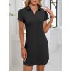 imageANRABESS Womens Casual Summer T Shirt Dress Short Sleeve V Neck Mini Shift Dresses 2025 Fashion Vacation Travel OutfitBlack