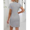 imageANRABESS Womens Casual Summer T Shirt Dress Short Sleeve V Neck Mini Shift Dresses 2025 Fashion Vacation Travel OutfitLight Grey