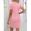 imageANRABESS Womens Casual Summer T Shirt Dress Short Sleeve V Neck Mini Shift Dresses 2025 Fashion Vacation Travel OutfitPink