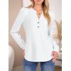 imageANRABESS Womens Long Sleeve Henley Tops Waffle Knit Tunics Shirts Dressy Casual Blouses Cute TShirts 2025 Fall OutfitWhite