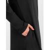 imageANRABESS Womens Long Sleeve Maxi Dresses 2025 Fall Outfits Casual Loose Split Travel Vacation T Shirt Dress with PocketsBlack