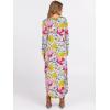imageANRABESS Womens Long Sleeve Maxi Dresses 2025 Fall Outfits Casual Loose Split Travel Vacation T Shirt Dress with PocketsFloral Blue Orange Pink