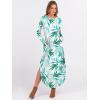 imageANRABESS Womens Long Sleeve Maxi Dresses 2025 Fall Outfits Casual Loose Split Travel Vacation T Shirt Dress with PocketsFloral Green White