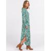 imageANRABESS Womens Long Sleeve Maxi Dresses 2025 Fall Outfits Casual Loose Split Travel Vacation T Shirt Dress with PocketsFloral Lake Blue