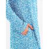 imageANRABESS Womens Long Sleeve Maxi Dresses 2025 Fall Outfits Casual Loose Split Travel Vacation T Shirt Dress with PocketsFloral Light Blue White