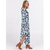 imageANRABESS Womens Long Sleeve Maxi Dresses 2025 Fall Outfits Casual Loose Split Travel Vacation T Shirt Dress with PocketsFloral Lily
