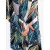 imageANRABESS Womens Long Sleeve Maxi Dresses 2025 Fall Outfits Casual Loose Split Travel Vacation T Shirt Dress with PocketsLeaf Printed