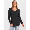 imageANRABESS Womens Long Sleeve Tunic Tops V Neck TShirts Casual Cute Basic Tee 2025 Fall Work Travel Loungewear OutfitsBlack