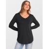 imageANRABESS Womens Long Sleeve Tunic Tops V Neck TShirts Casual Cute Basic Tee 2025 Fall Work Travel Loungewear OutfitsBlack
