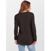 imageANRABESS Womens Long Sleeve Tunic Tops V Neck TShirts Casual Cute Basic Tee 2025 Fall Work Travel Loungewear OutfitsDeep Brown