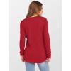 imageANRABESS Womens Long Sleeve Tunic Tops V Neck TShirts Casual Cute Basic Tee 2025 Fall Work Travel Loungewear OutfitsRed