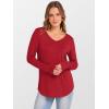 imageANRABESS Womens Long Sleeve Tunic Tops V Neck TShirts Casual Cute Basic Tee 2025 Fall Work Travel Loungewear OutfitsRed
