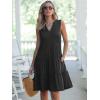 imageANRABESS Womens Mini Dresses Sleeveless V Neck Tiered Swing Going Out Beach Vacation Sundress 2025 Summer Casual OutfitsBlack