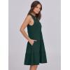 imageANRABESS Womens Mini Dresses Sleeveless V Neck Tiered Swing Going Out Beach Vacation Sundress 2025 Summer Casual OutfitsDeep Green