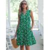 imageANRABESS Womens Mini Dresses Sleeveless V Neck Tiered Swing Going Out Beach Vacation Sundress 2025 Summer Casual OutfitsGreen White Purple Floral