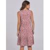 imageANRABESS Womens Mini Dresses Sleeveless V Neck Tiered Swing Going Out Beach Vacation Sundress 2025 Summer Casual OutfitsPink Dot Floral