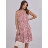imageANRABESS Womens Mini Dresses Sleeveless V Neck Tiered Swing Going Out Beach Vacation Sundress 2025 Summer Casual OutfitsPink Dot Floral
