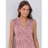 imageANRABESS Womens Mini Dresses Sleeveless V Neck Tiered Swing Going Out Beach Vacation Sundress 2025 Summer Casual OutfitsPink Dot Floral