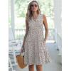 imageANRABESS Womens Mini Dresses Sleeveless V Neck Tiered Swing Going Out Beach Vacation Sundress 2025 Summer Casual OutfitsPolka Dot